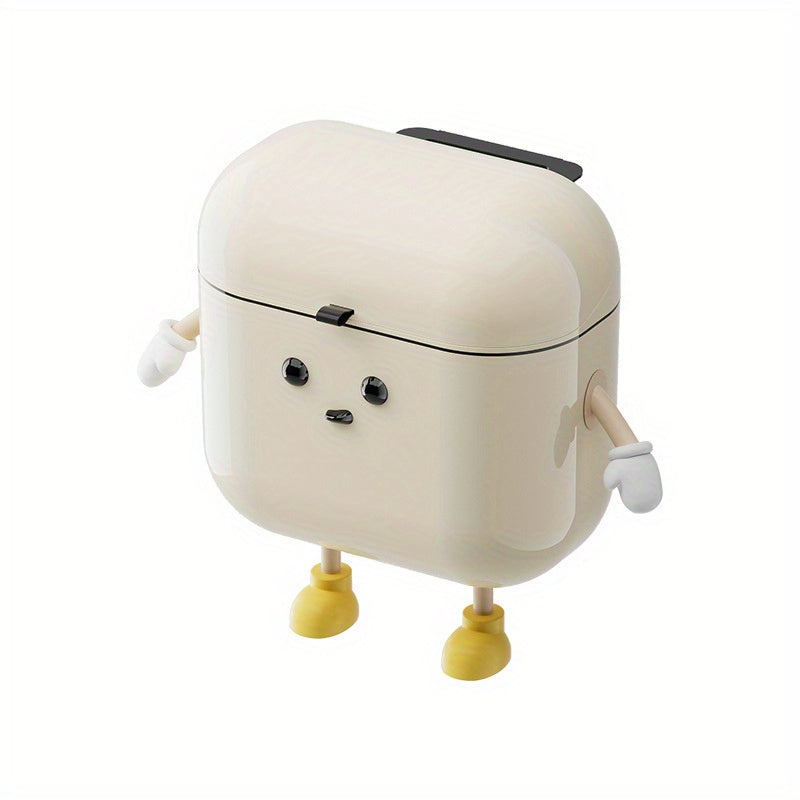 Adorable No-Drill Wall Trash Can