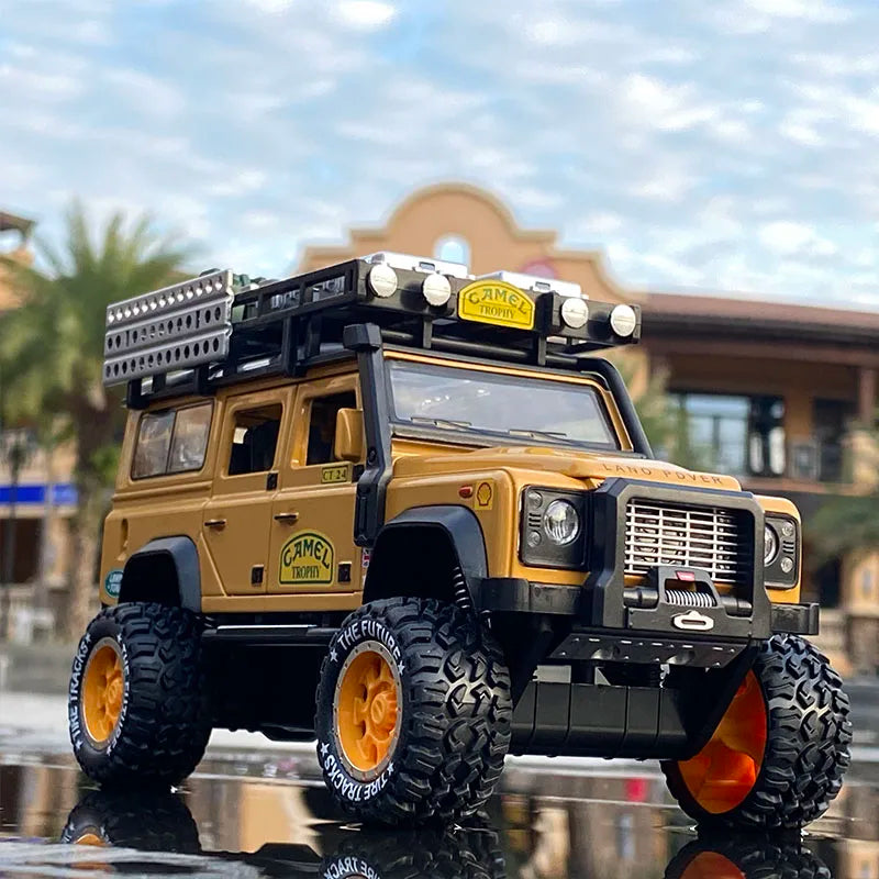 1:28 Camel Cup Rover Defender