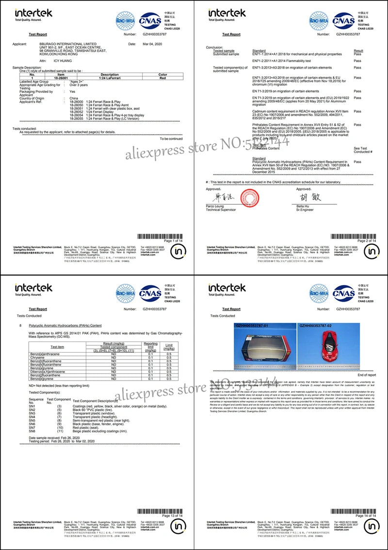 1:24 Ferrari PUROSANGUE 488 458 F12 SP1