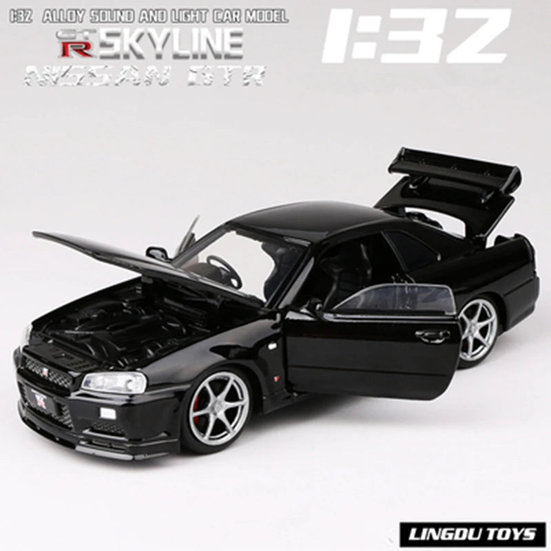 1:32 Nissan Skyline Ares GTR R34