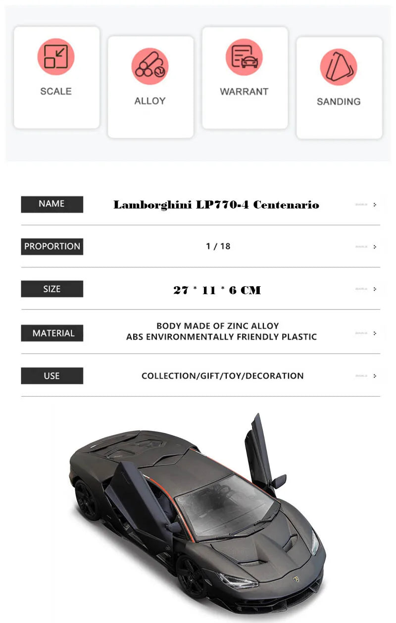 1:18 Lamborghini LP770-4 CENTENARIO