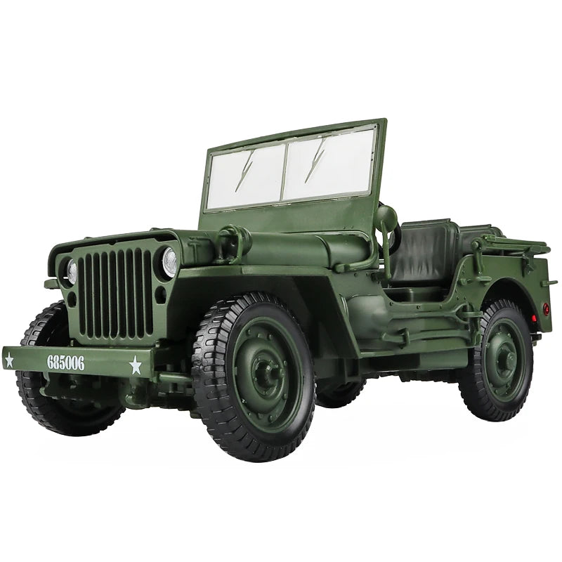 1:18 Jeep GB Tactical Military Model Old World War II