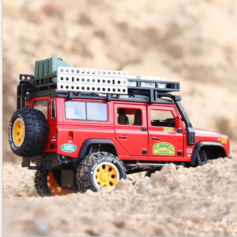 1:28 Camel Cup Rover Defender