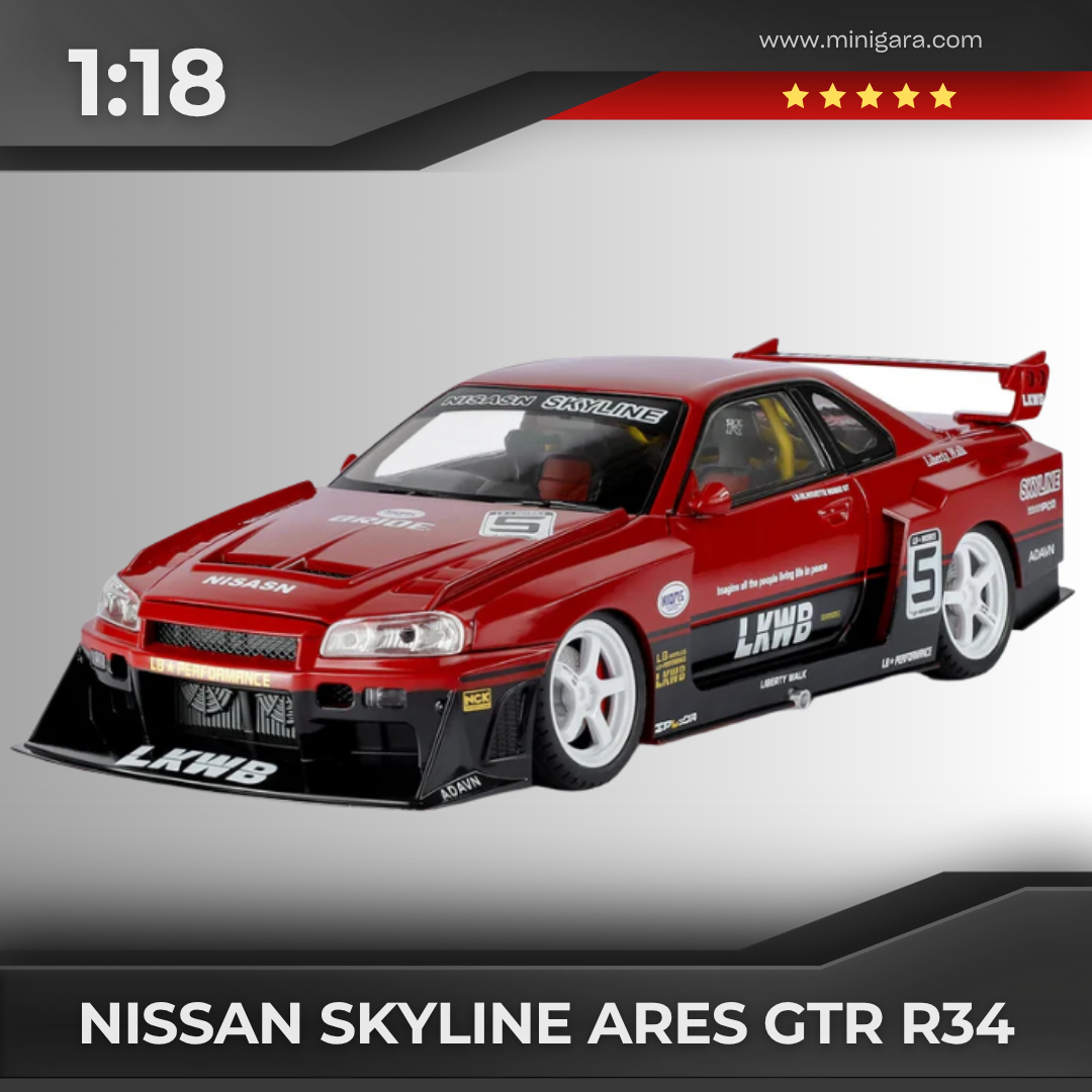 1:18 Nissan Skyline Ares GTR R34