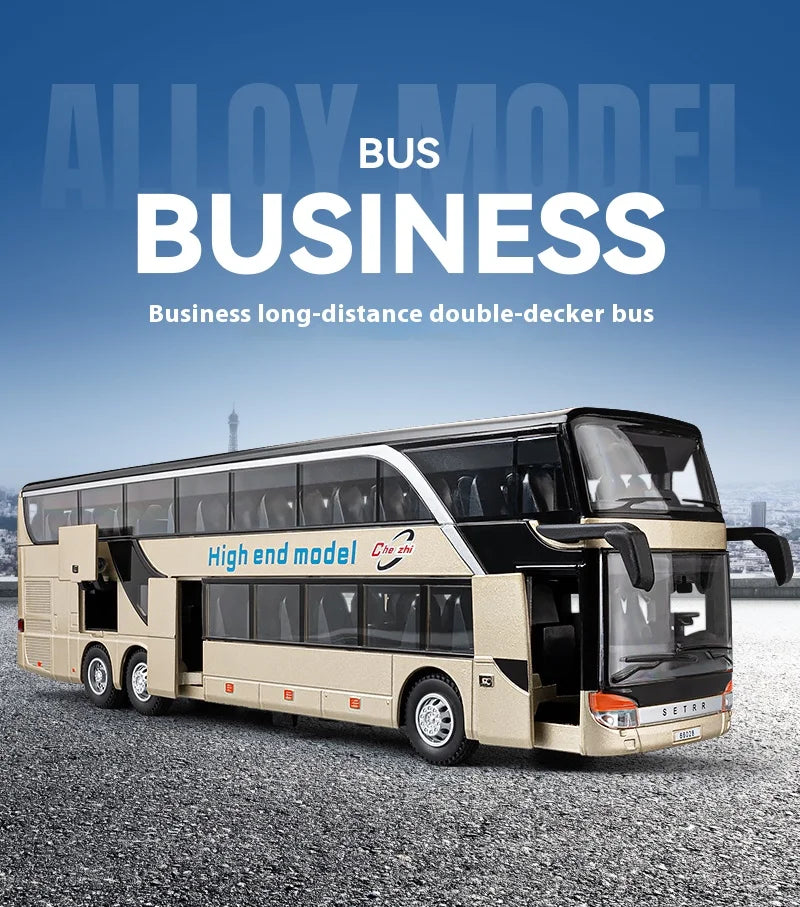 1:30 Business Long-distance Double-decker Bus