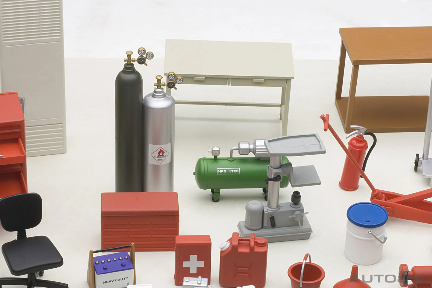 1:18 Garage kit set static display