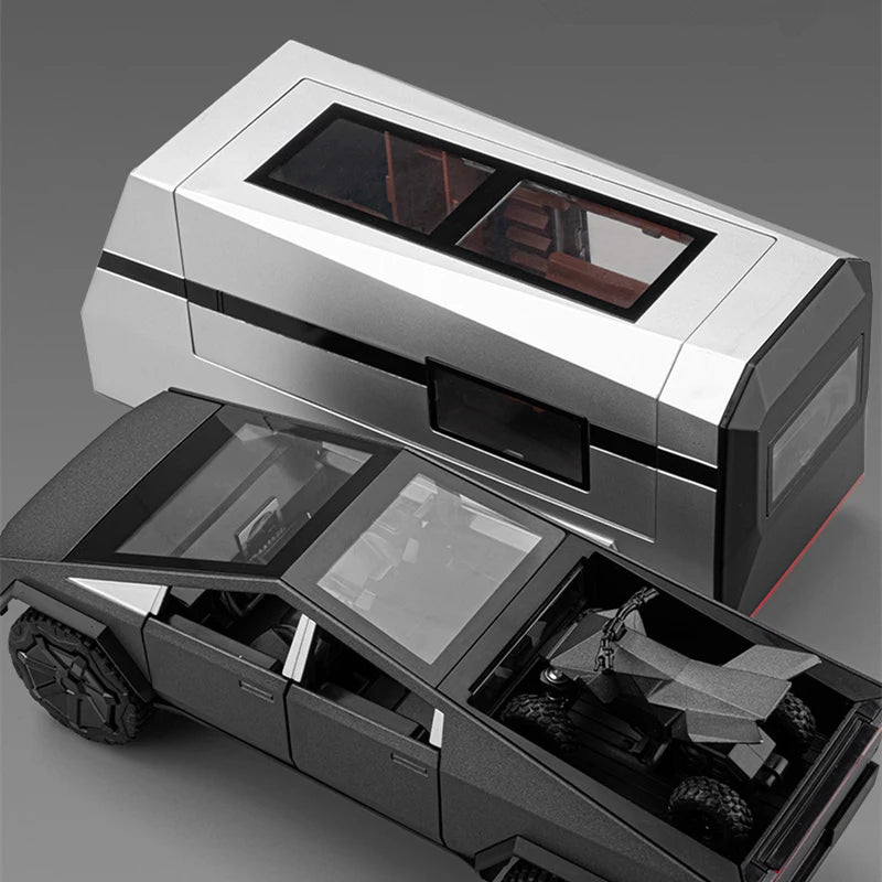 1:24 Tesla Cyber Truck Pickup Trailer