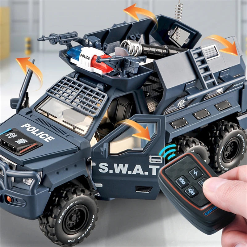 1:24 Military Armored Key Remote Control Version