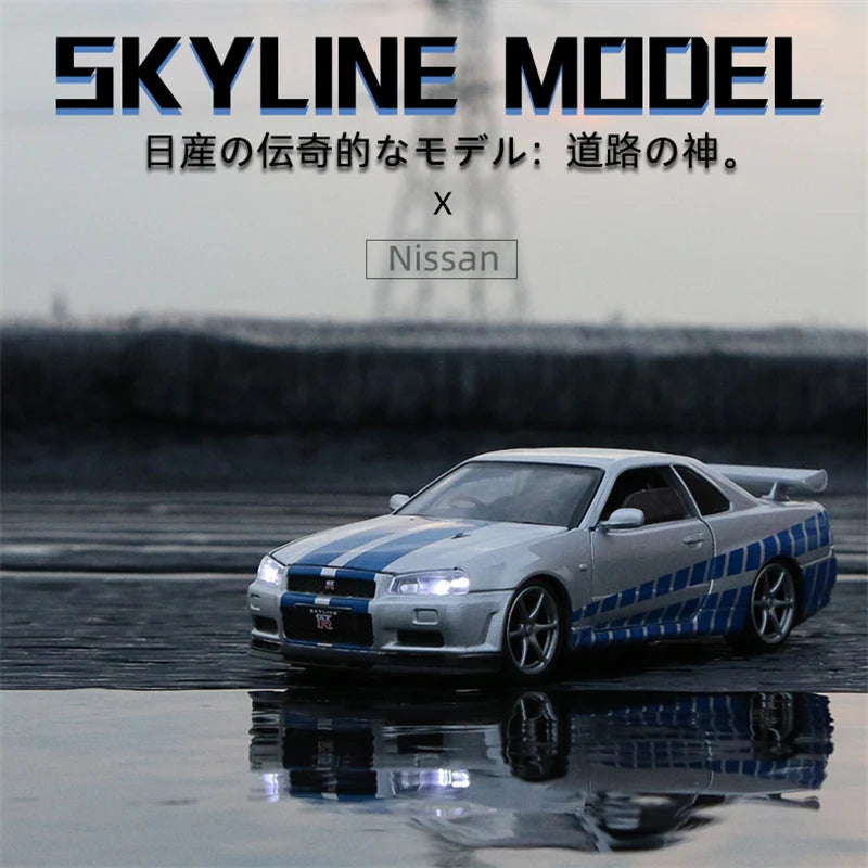 1:32 Nissan Skyline Ares GTR R34
