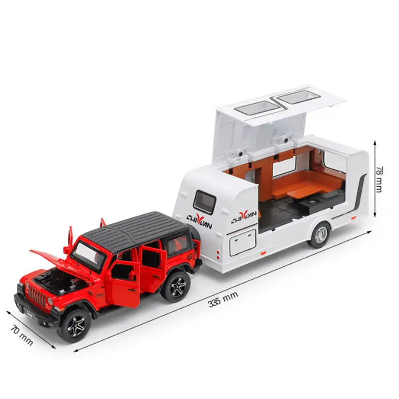 1:32 Trailer RV Car