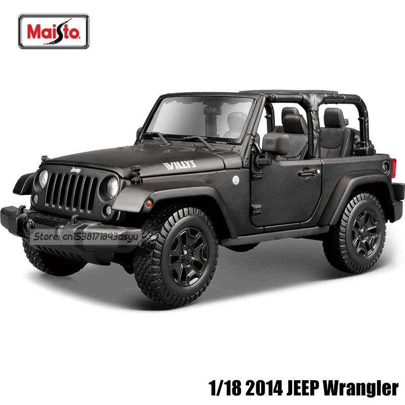 Maisto 1:18 2014 JEEP Wrangler alloy car model crafts decoration collection toy tools gift models Multiple styles