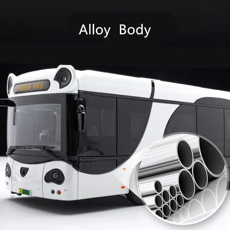 1:18 Electric Tourist City Traffic Panda Bus