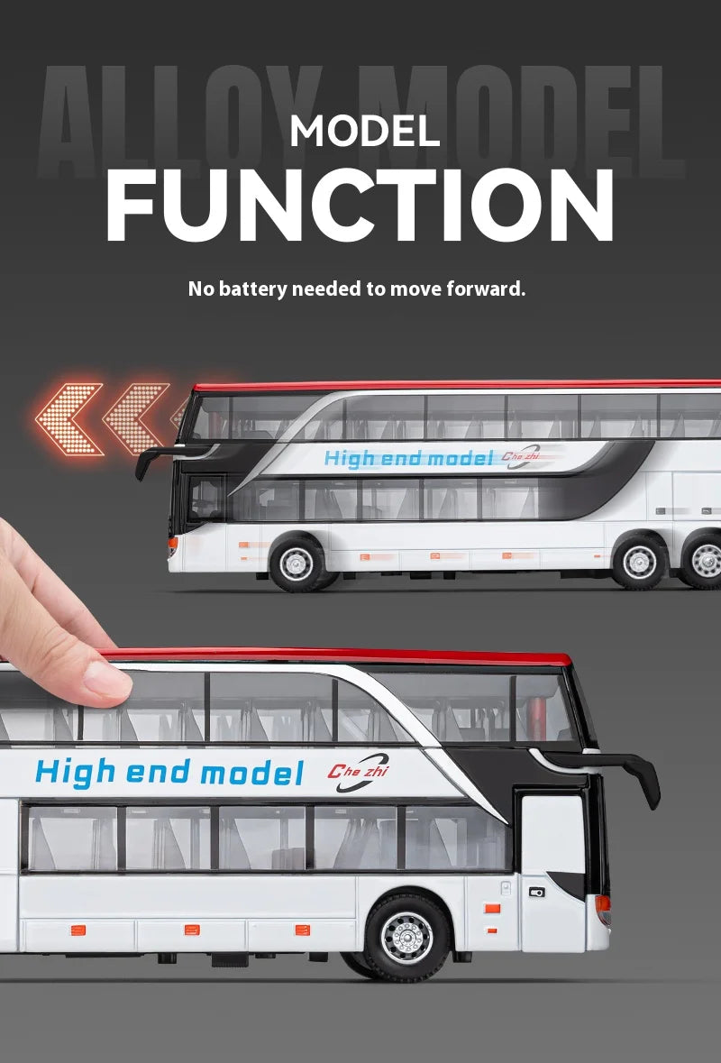 1:30 Business Long-distance Double-decker Bus