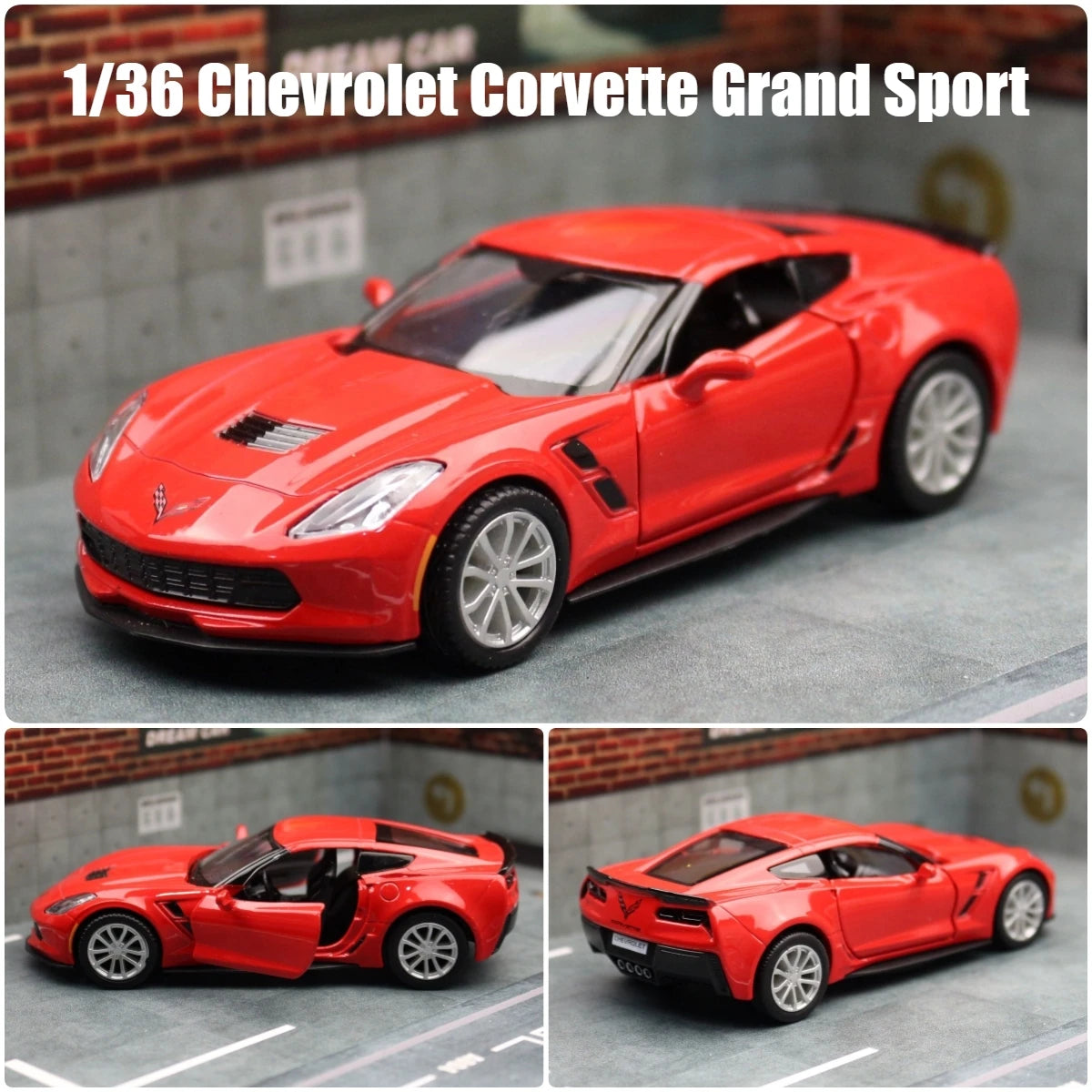 1:36 Chevrolet Corvette Grand Sport C7