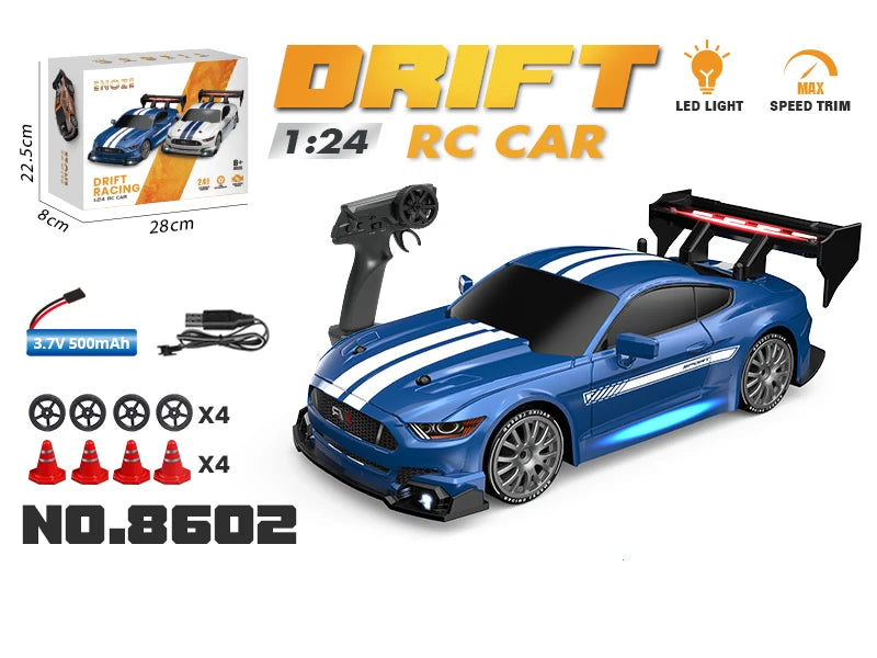 1:24 RC Drift Car 2.4G 4WD Remote Control
