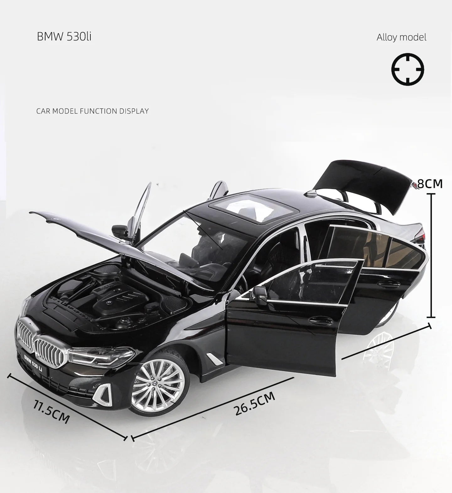 1:18 BMW 5 Series 530LI 530i