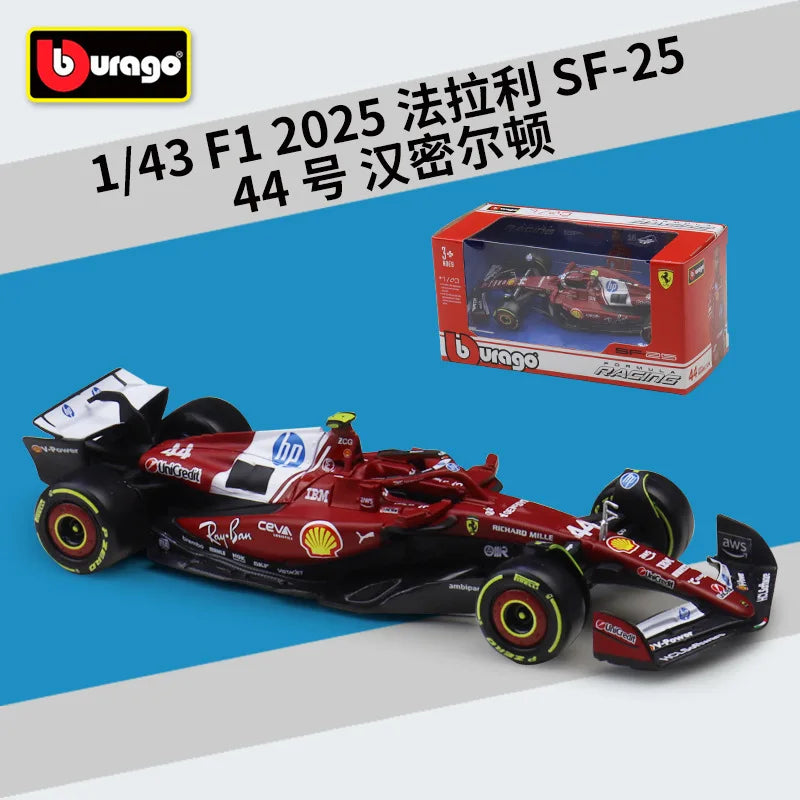 1:43 2025 Season Sf25 Sf 25 #16 #44 Formula 1