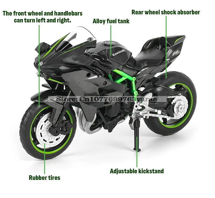 1:18 Kawasaki Ninja H2R Suzuki YAMAHA