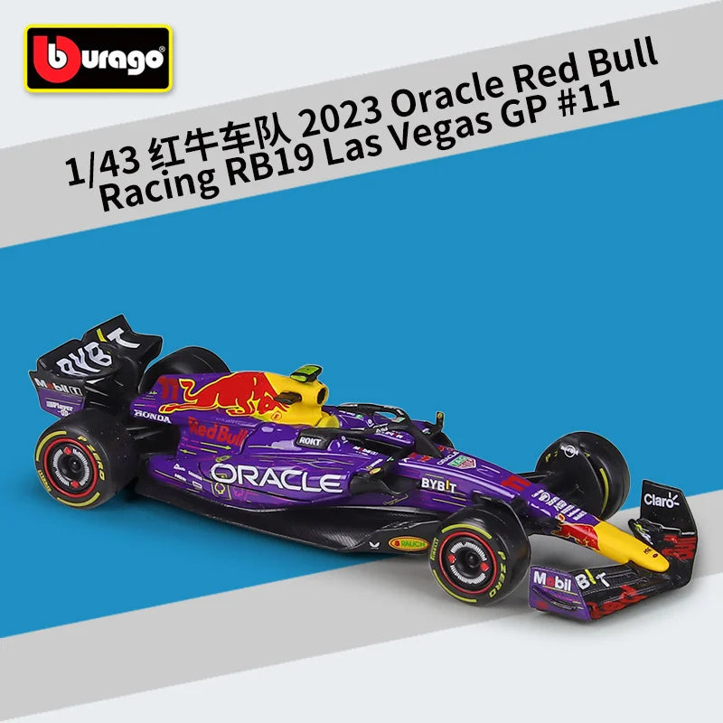 1:43 F1 Team Red Bull Racing RB19 RB20 Mclaren MCL38 MCL60 W15 Formula