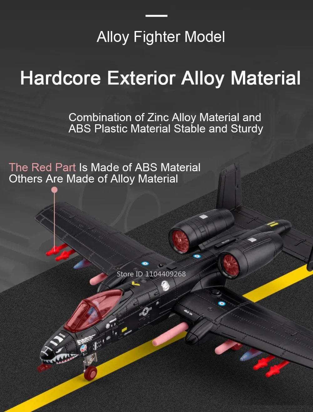 1:32 F-14 Tomcat A-10 Thunderbolt II Fighter