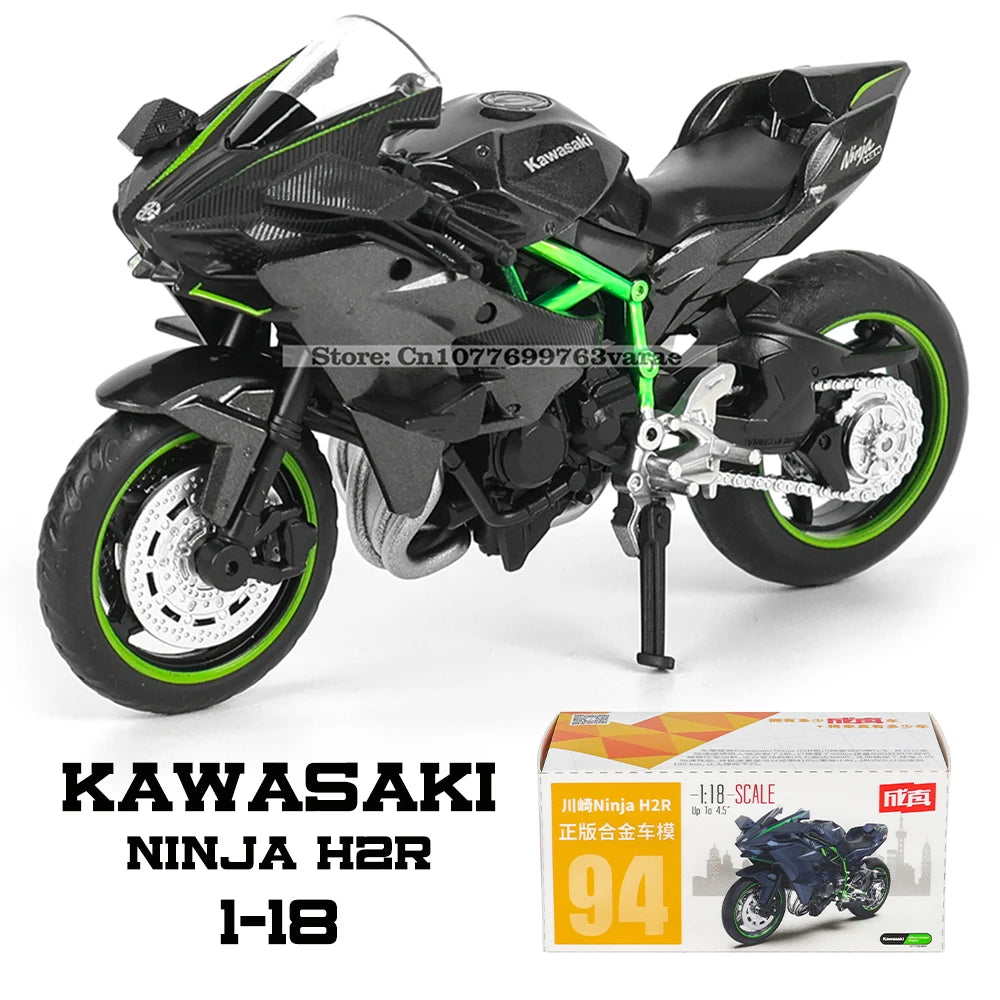 1:18 Kawasaki Ninja H2R GSX-R1000 YAMAHA YZF-R1