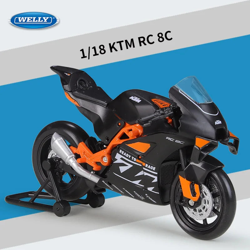1:18 Ktm Rc 8c Road Racing Heavy Duty