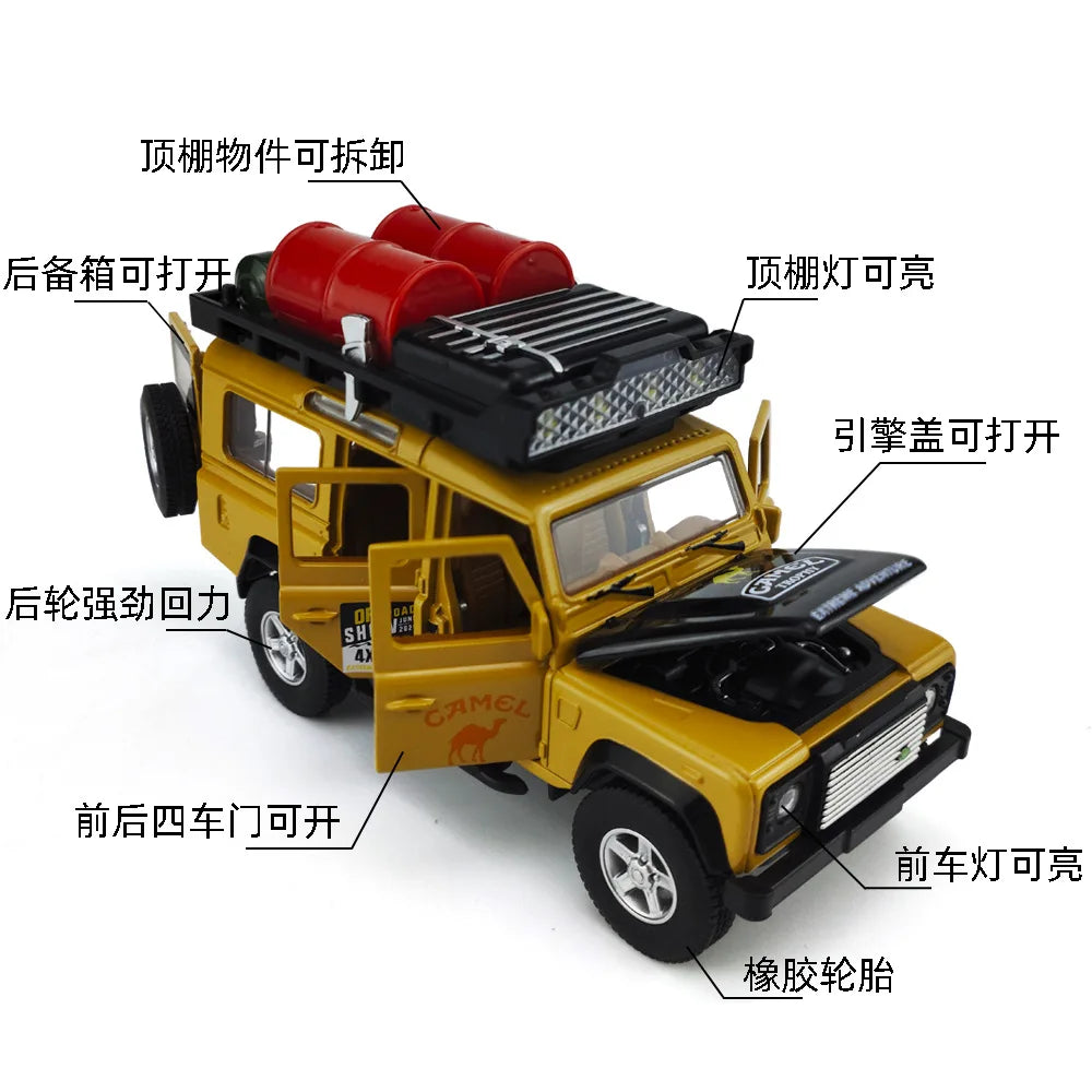 1:32 Land Rover Defender 110 CAMEL TROPHY