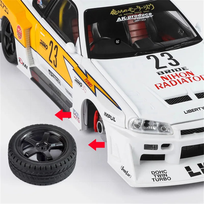 1:18 Nissan Skyline Ares GTR R34