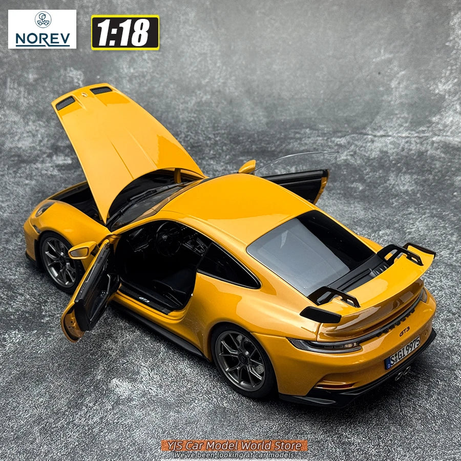 1:18 Porsche 911 GT3 2021 Bahama Yellow