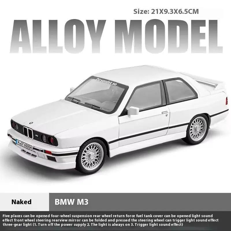 1:24 BMW 1988 M3 E30 Rust Damaged Version