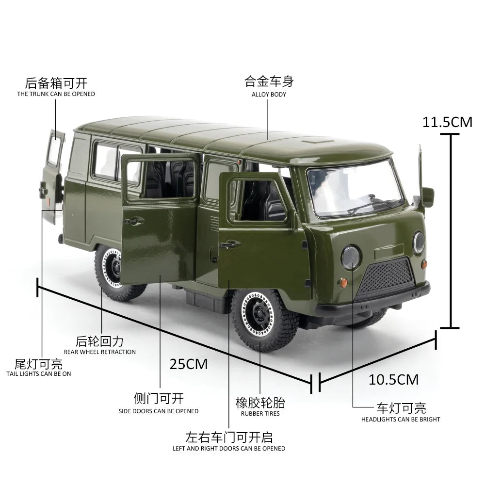 1:18 Russian UAZ TRAVELER 452 VAN