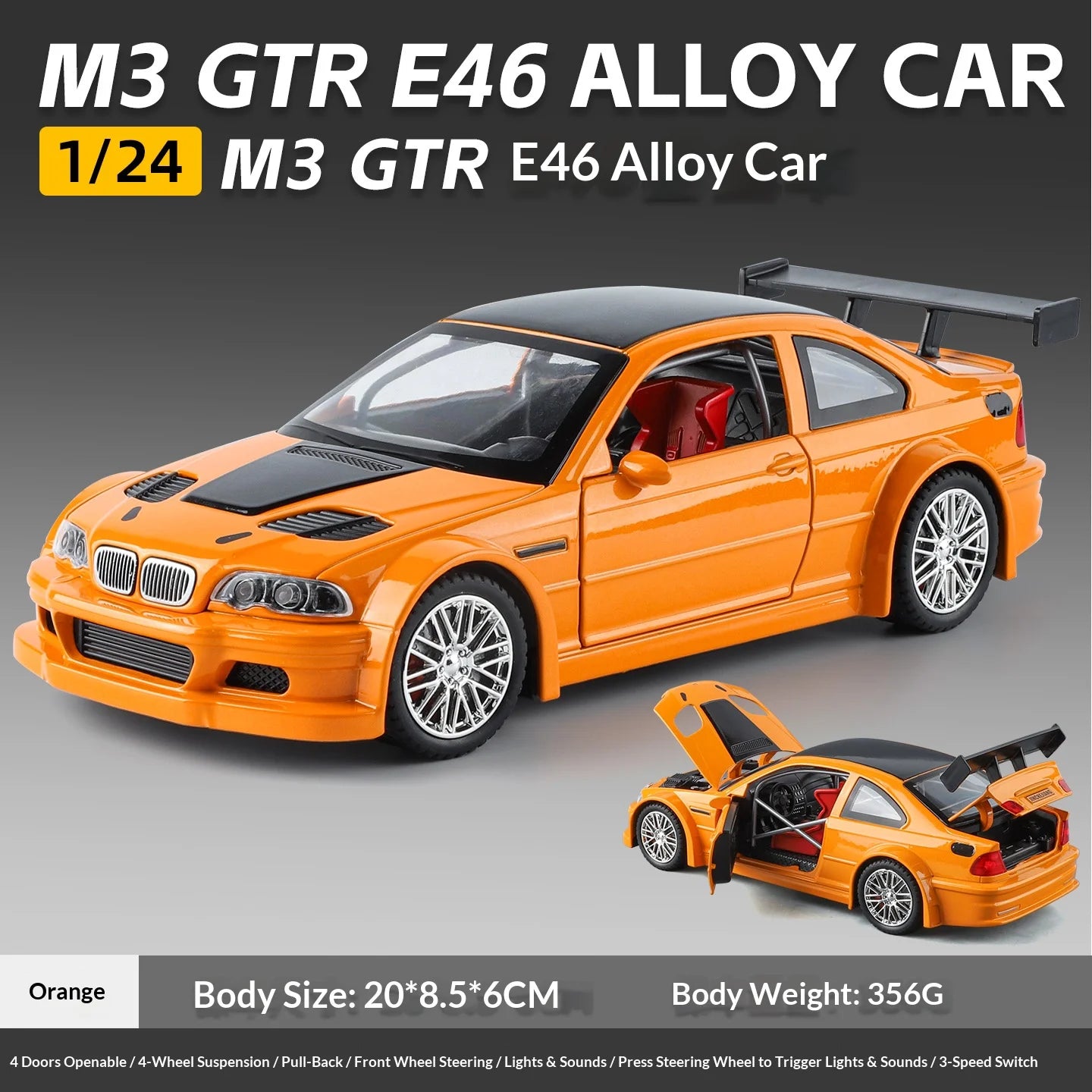 1:24 BMW M3 GTR E46