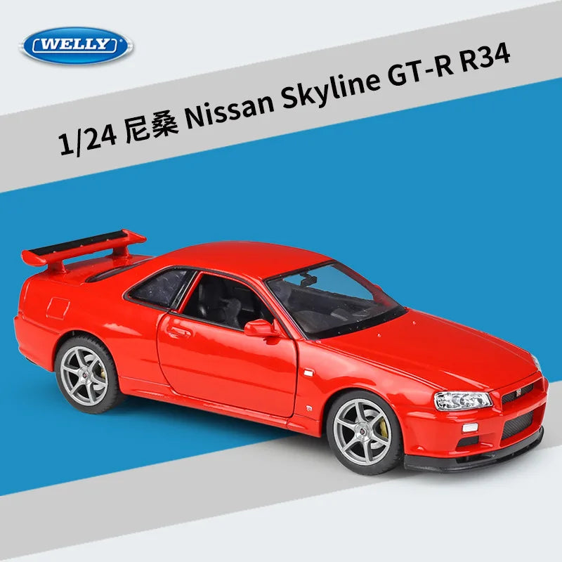 1:24 Nissan Skyline GTR R34 R 34
