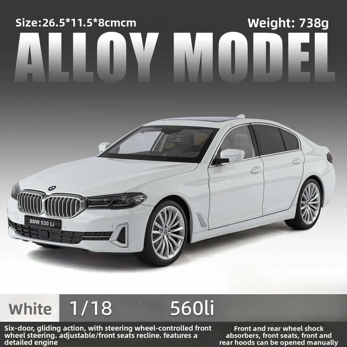 1:18 BMW 530Li (G30 LCI facelift)