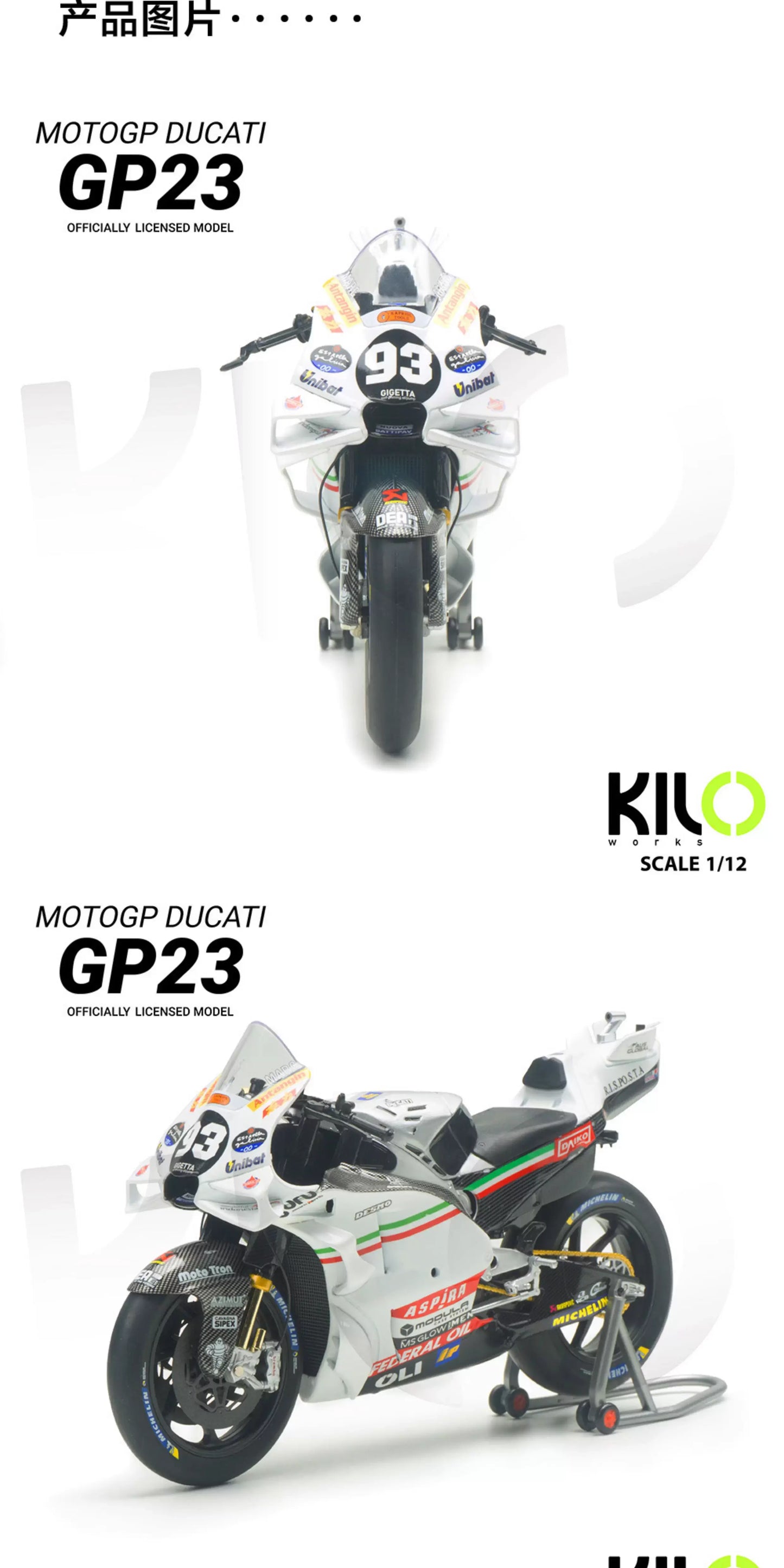 1:12 DCT GP23 San Marino Gresini
