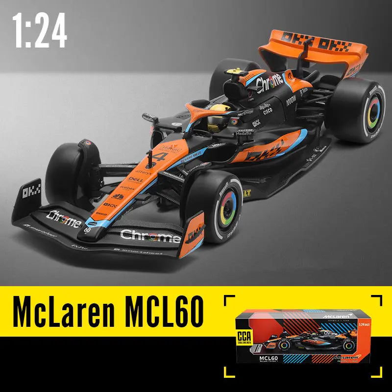 1:24 MCL60 2023 #81 Oscar Piastri 4# Lando Norris P2 British GP Mclaren F1