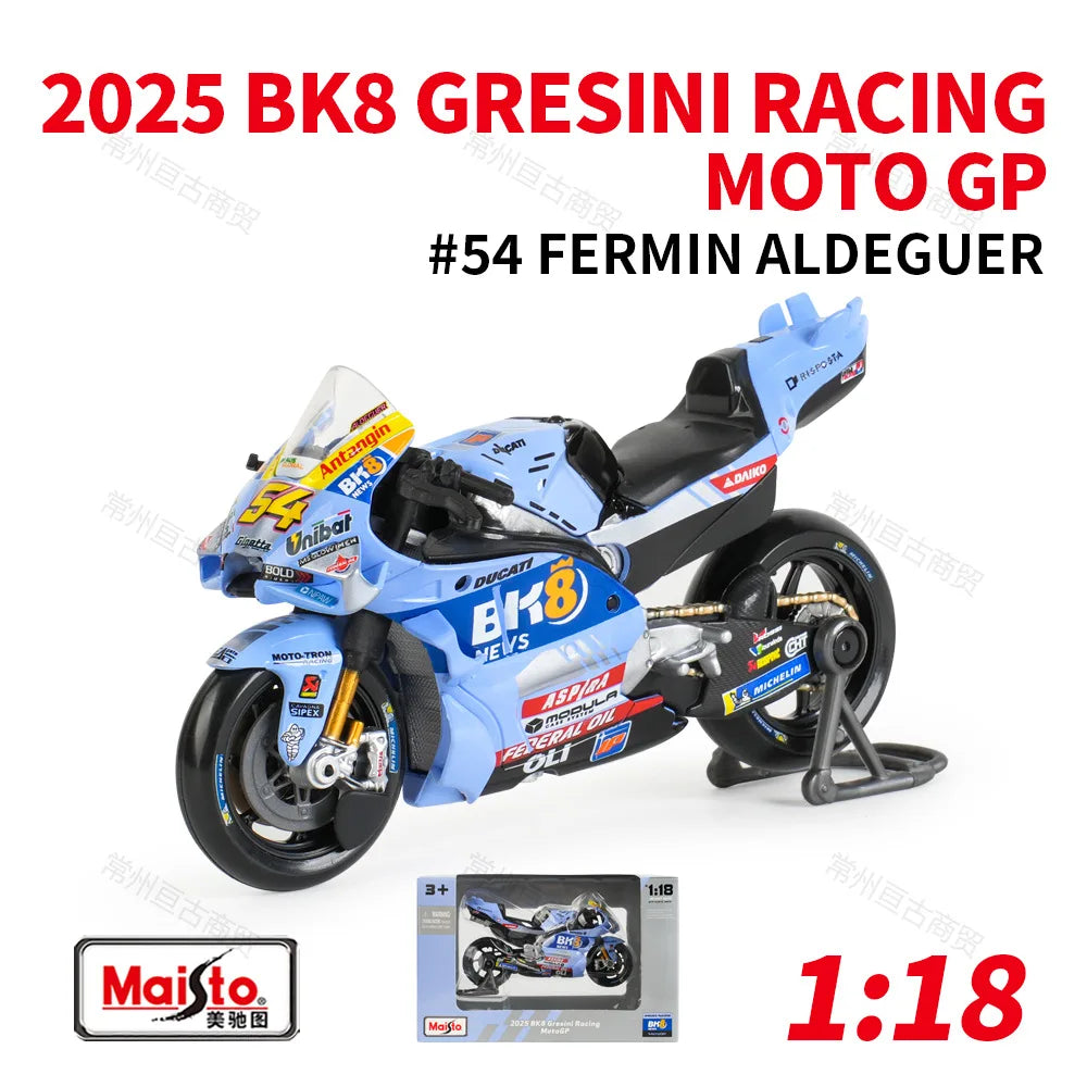 1:18 Bk8 Gresini #73 #54 Racing 2025