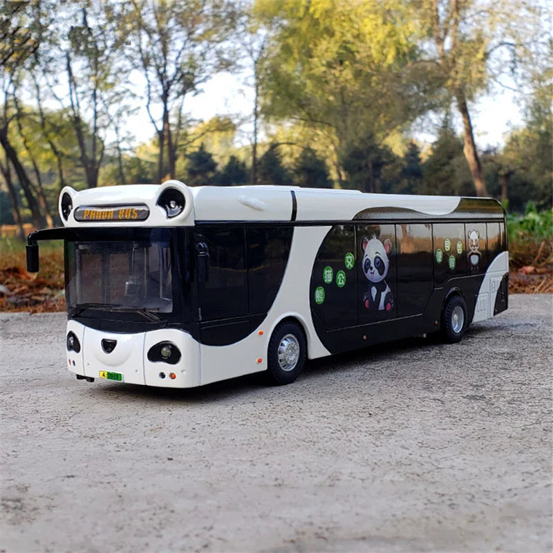 1:18 Electric Tourist City Traffic Panda Bus