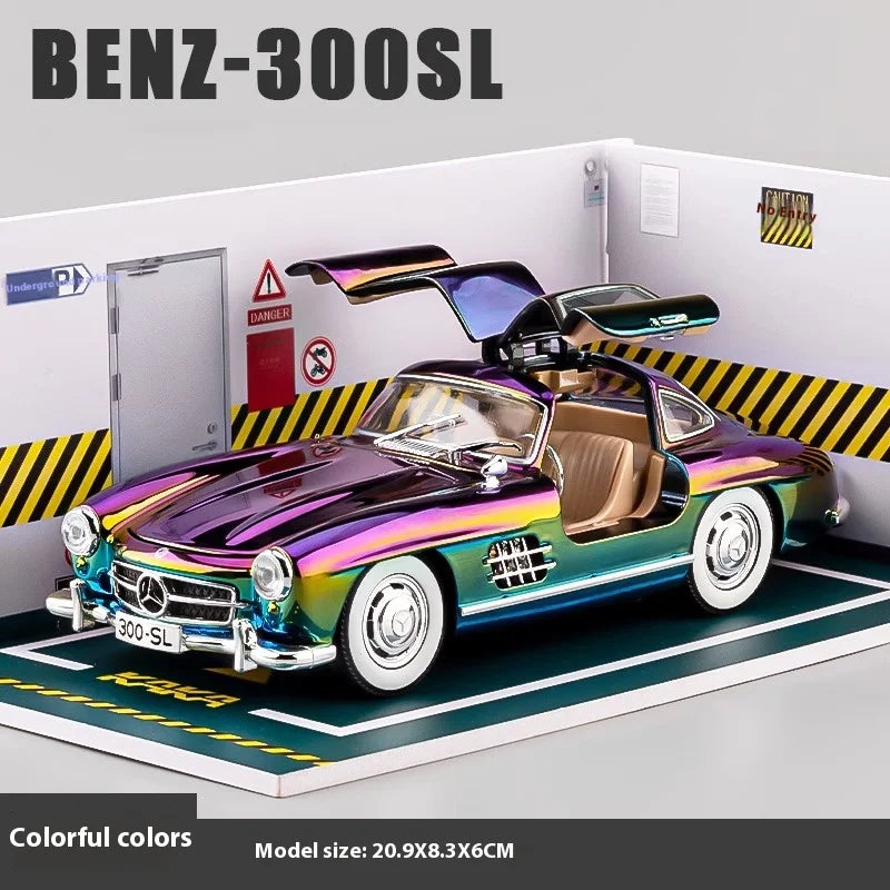1:24 Mercedes-Benz 300SL Electroplated Version