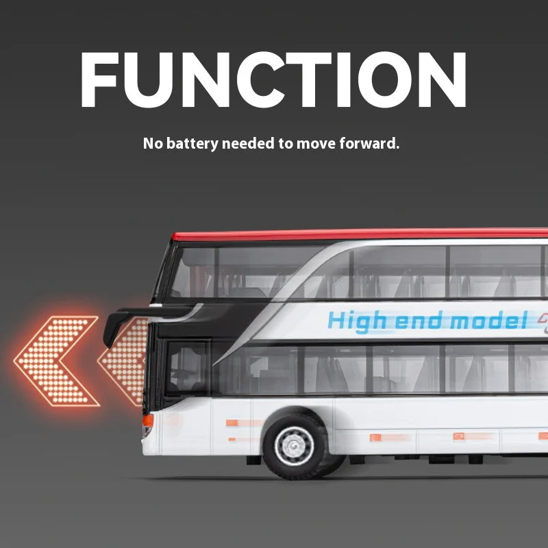 1:30 Business Long-distance Double-decker Bus