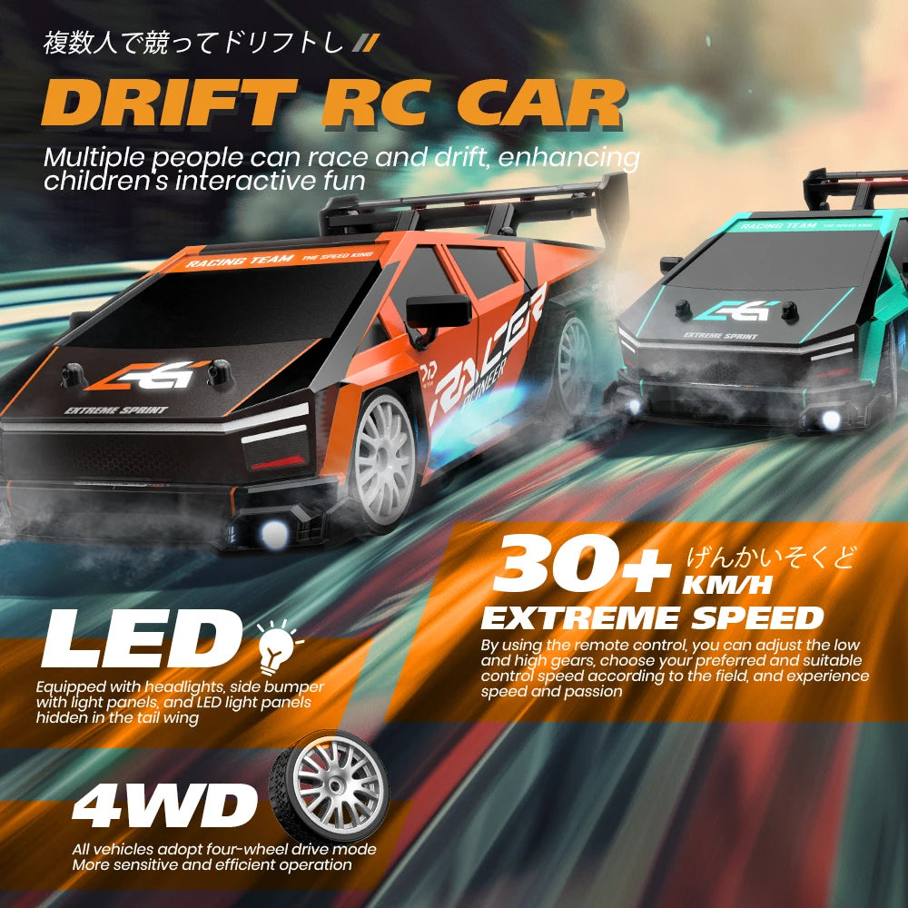 1:24 RC Drift Car 2.4G 4WD Remote Control