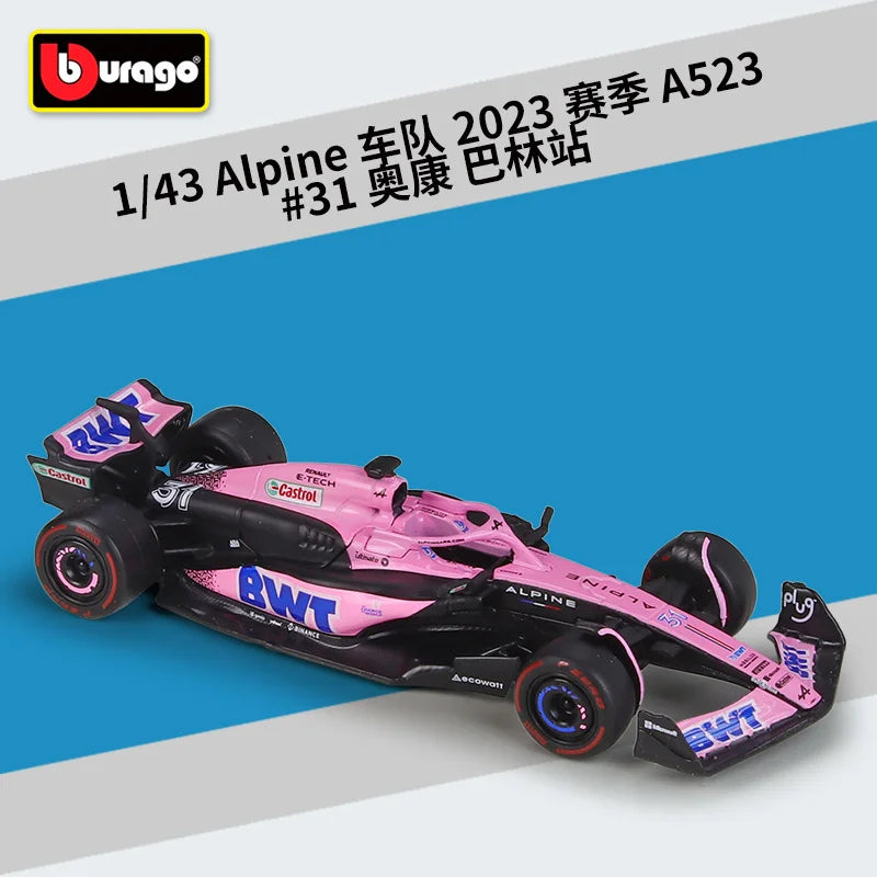 1:43 F1 Team Red Bull Racing RB19 RB20 Mclaren MCL38 MCL60 W15 Formula