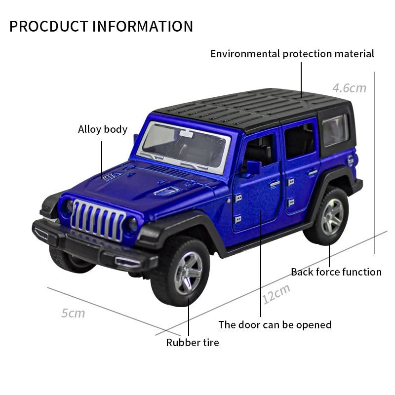 1:36 Jeep Wrangler
