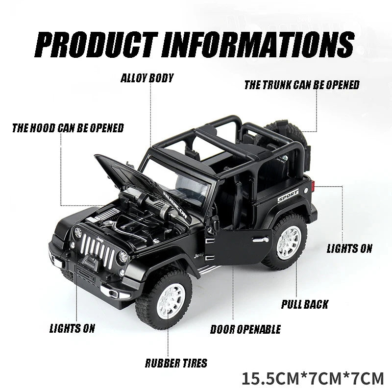 1:32 Jeep Wrangler Rubicon