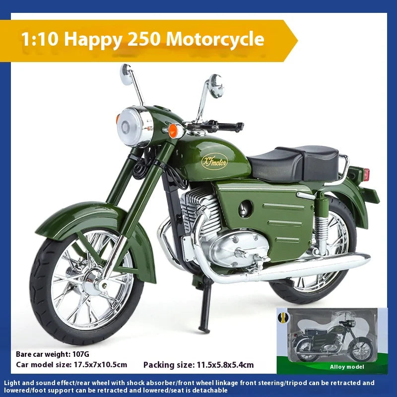 1:10 Czechoslovakia Jawa250 Classic Motorcycle