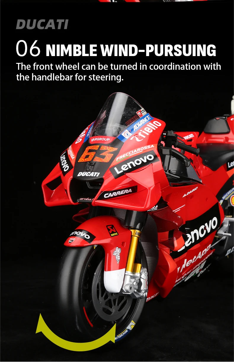 1:6 Ducati Racing Team No. 63, 2022 2018 KTM 450SXFF 84 Moto GP