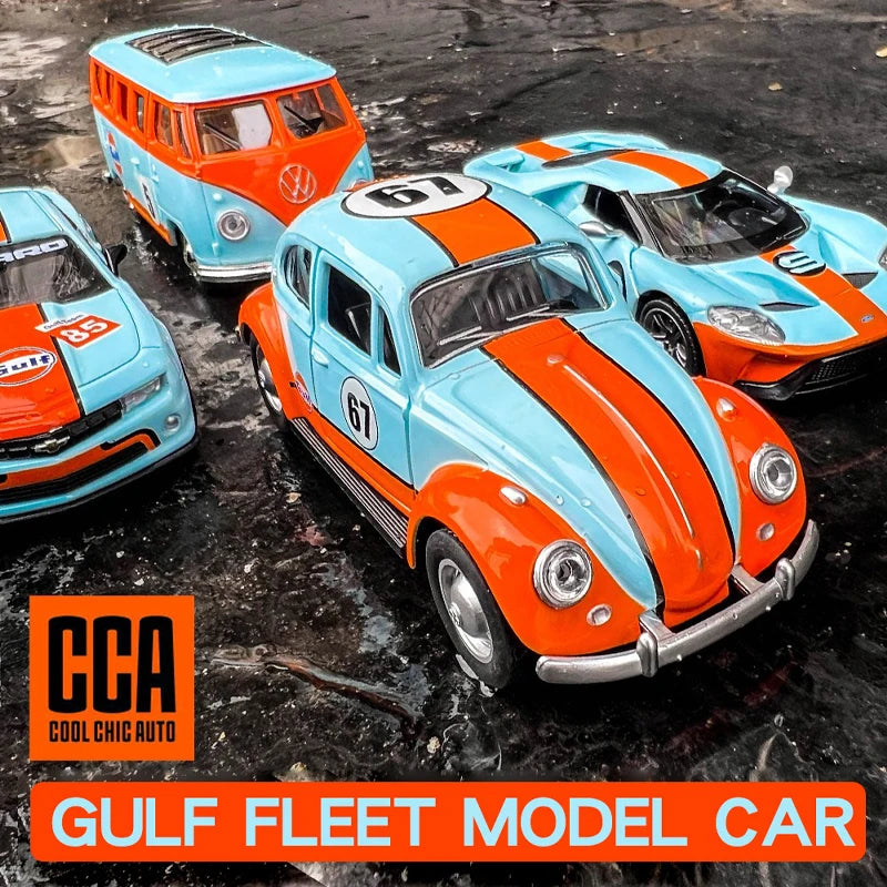 CCA Gulf Gas Station Fusca Bus Ford GT 2017 Camaro