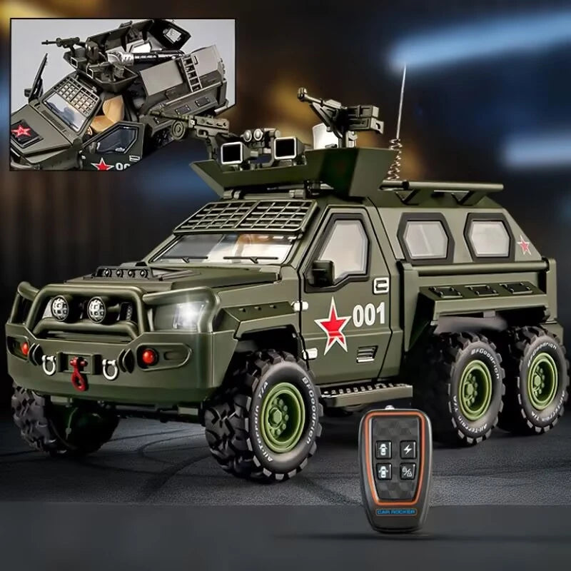 1:24 Military Armored Key Remote Control Version