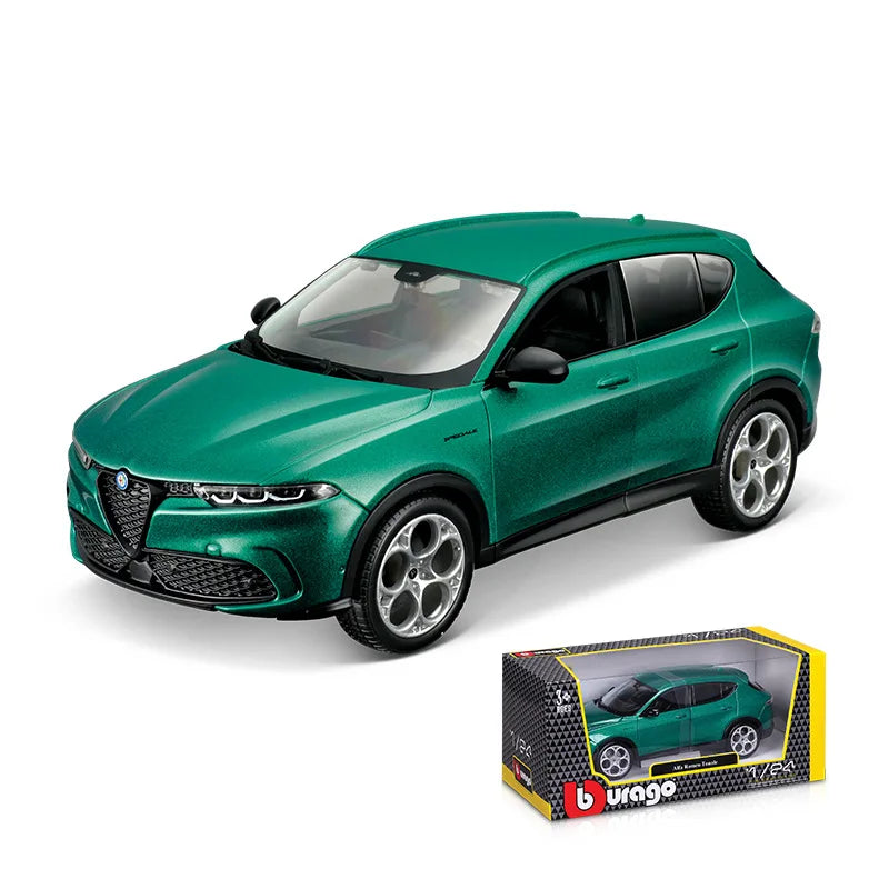 Bburago1:24 Alfa Romeo Tonale Static Simulation Alloy Car Model Toy Collection Display Piece Gift