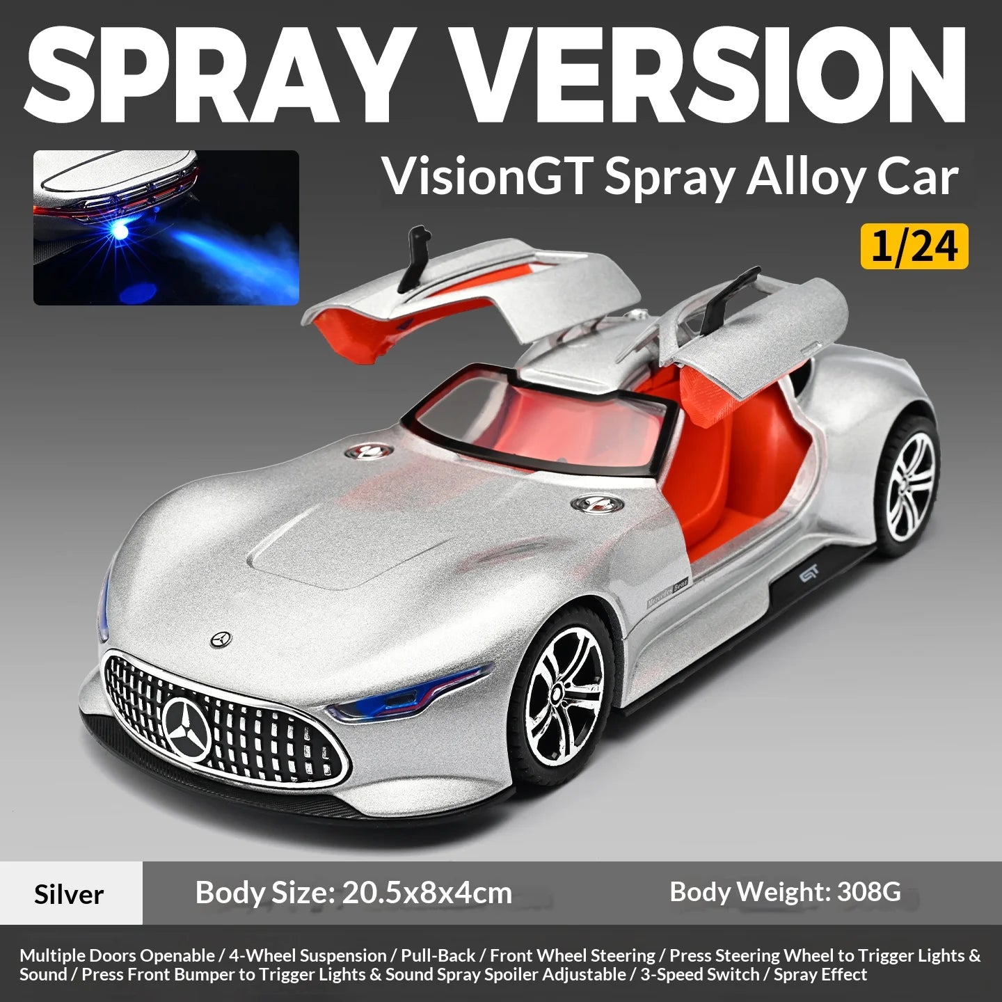 1:24 Mercedes-Benz sprayable Vision GT